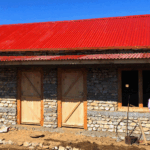 घरविहीनलाई घर निर्माण गर्दै जैमिनी नगरपालिका gher